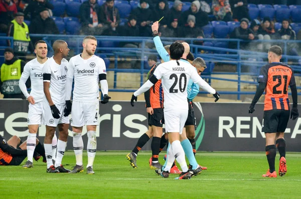 Kharkiv, Ukrayna - 14 Şubat 2019: Makoto Hasebe oyuncu durin