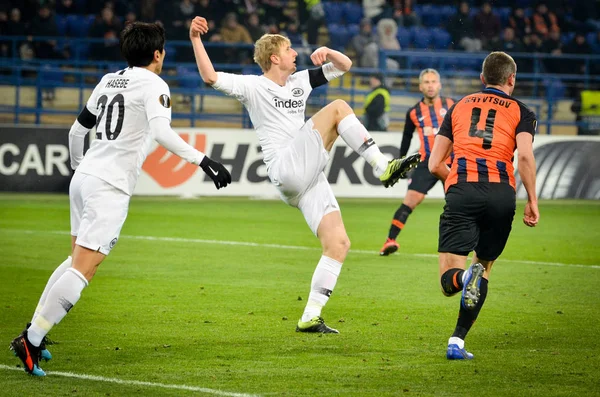 Kharkiv, Ukrayna - 14 Şubat 2019: Martin Hinteregger oyuncusu 