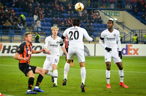 Kharkiv, Ukrayna - 14 Şubat 2019: Eintracht Futbolcu