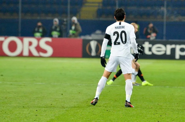 KHARKIV, UKRAINE - February 14, 2019: Makoto Hasebe player durin — Stock Photo, Image