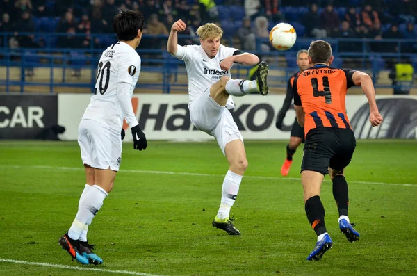 Kharkiv, Ukrayna - 14 Şubat 2019: Martin Hinteregger oyuncusu 