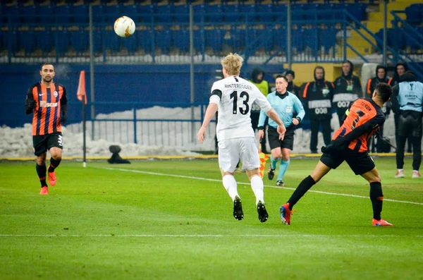 Kharkiv, Ukrayna - 14 Şubat 2019: Martin Hinteregger oyuncusu 