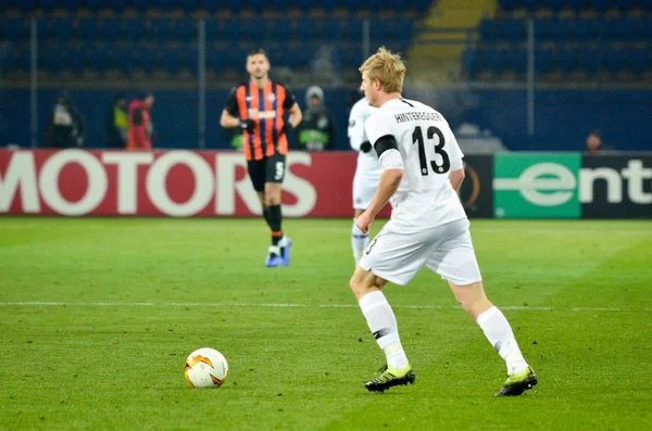 Kharkiv, Ukrayna - 14 Şubat 2019: Martin Hinteregger oyuncusu 