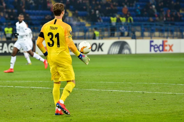 Kharkiv, Ukrayna - 14 Şubat 2019: Kevin Trapp oyuncusu 