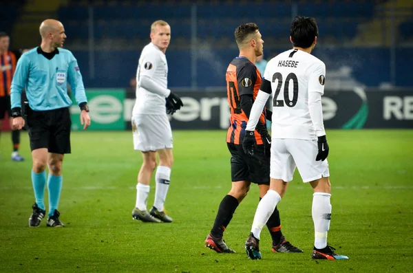 Kharkiv, Ukrayna - 14 Şubat 2019: Makoto Hasebe oyuncu durin