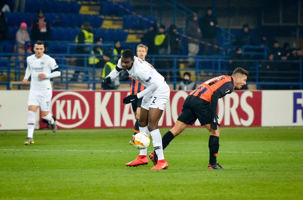 KHARKIV, UCRÂNIA - 14 de fevereiro de 2019: Evan N 'Dicka jogador durante — Fotografia de Stock