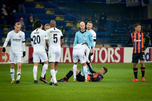 Kharkiv, Ukrayna - 14 Şubat 2019: Futbolcu du