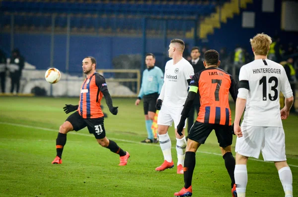 Kharkiv, Ukrayna - 14 Şubat 2019: Martin Hinteregger oyuncusu 