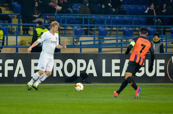 Kharkiv, Ukrayna - 14 Şubat 2019: Martin Hinteregger oyuncusu 