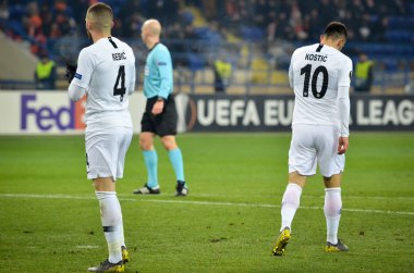 Kharkiv, Ukrayna - 14 Şubat 2019: Ante Rebic oyuncusu