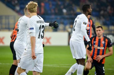 Kharkiv, Ukrayna - 14 Şubat 2019: Martin Hinteregger oyuncusu 