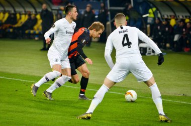 Kharkiv, Ukrayna - 14 Şubat 2019: Ante Rebic oyuncusu