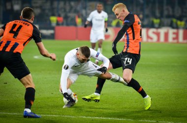 Kharkiv, Ukrayna - 14 Şubat 2019: Ante Rebic oyuncusu