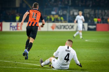 Kharkiv, Ukrayna - 14 Şubat 2019: Ante Rebic oyuncusu