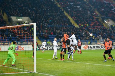 Kharkiv, Ukrayna - 14 Şubat 2019: Futbolcu