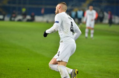 Kharkiv, Ukrayna - 14 Şubat 2019: Ante Rebic oyuncusu