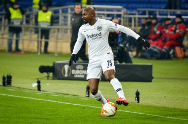 Kharkiv, Ukrayna - 14 Şubat 2019: Jetro Willems oyuncusu durin