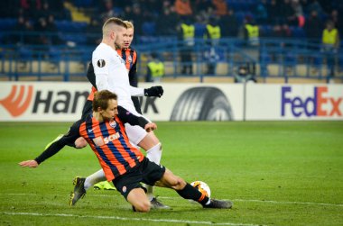 Kharkiv, Ukrayna - 14 Şubat 2019: Ante Rebic oyuncusu