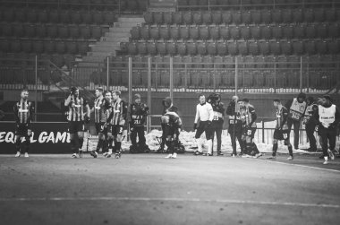 Kharkiv, Ukrayna - 14 Şubat 2019: Shakhtar Futbolcu 