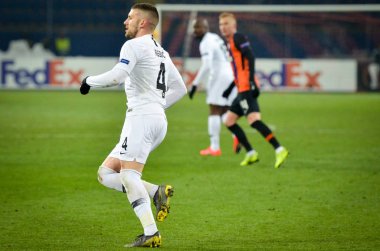 Kharkiv, Ukrayna - 14 Şubat 2019: Ante Rebic oyuncusu