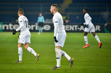 Kharkiv, Ukrayna - 14 Şubat 2019: Ante Rebic oyuncusu