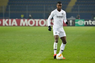 Kharkiv, Ukrayna - 14 Şubat 2019: Futbolcu