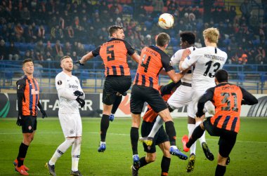 Kharkiv, Ukrayna - 14 Şubat 2019: Futbolcu