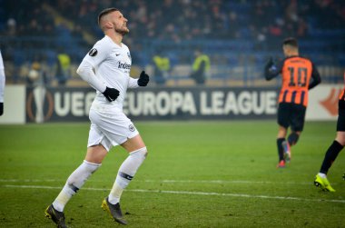 Kharkiv, Ukrayna - 14 Şubat 2019: Ante Rebic oyuncusu