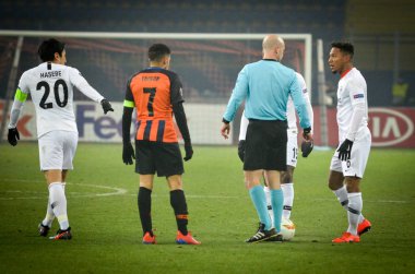 Kharkiv, Ukrayna - 14 Şubat 2019: Makoto Hasebe oyuncu durin