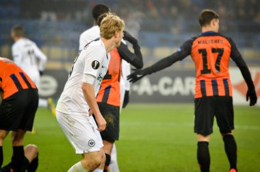 Kharkiv, Ukrayna - 14 Şubat 2019: Martin Hinteregger oyuncusu 