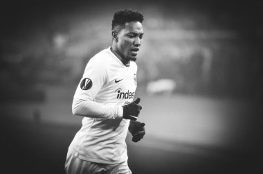 Kharkiv, Ukrayna - 14 Şubat 2019: Jonathan de Guzman oyuncu 