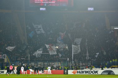 Kharkiv, Ukrayna - 14 Şubat 2019: Eintracht Futbolcu