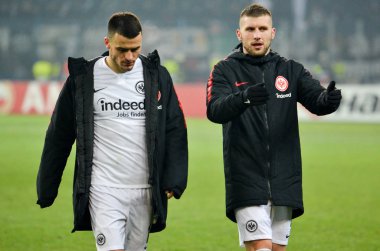 Kharkiv, Ukrayna - 14 Şubat 2019: Ante Rebic oyuncusu