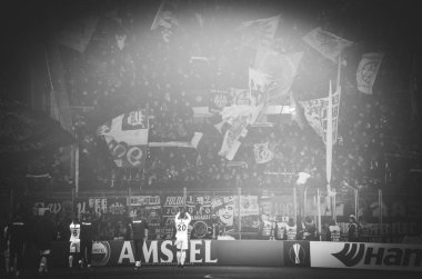 Kharkiv, Ukrayna - 14 Şubat 2019: Eintracht Futbolcu