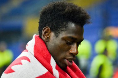 Kharkiv, Ukrayna - 14 Şubat 2019: Danny da Costa oyuncu duri