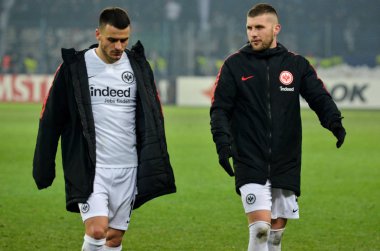 Kharkiv, Ukrayna - 14 Şubat 2019: Ante Rebic oyuncusu