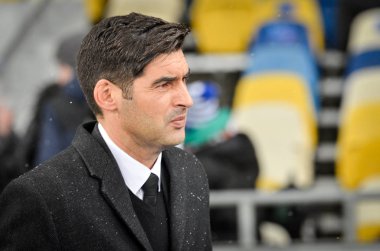Kiev, Ukrayna - 12 Aralık 2018: Paulo Fonseca Uefa