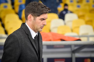 Kiev, Ukrayna - 12 Aralık 2018: Paulo Fonseca Uefa