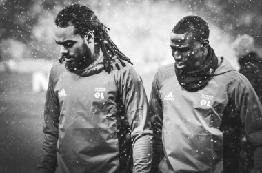 Kiev, Ukrayna - 12 Aralık 2018: Jason Denayer oyuncu 