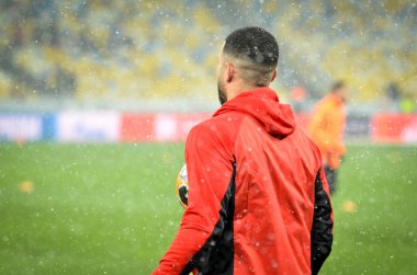 Kiev, Ukrayna - 12 Aralık 2018: Memphis Depay oyuncusu