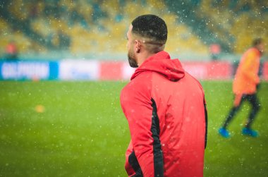 Kiev, Ukrayna - 12 Aralık 2018: Memphis Depay oyuncusu