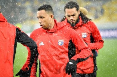 Kiev, Ukrayna - 12 Aralık 2018: Kenny Tete oyuncu 