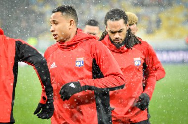 Kiev, Ukrayna - 12 Aralık 2018: Kenny Tete oyuncu 