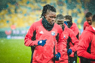Kiev, Ukrayna - 12 Aralık 2018: Bertrand Traore oyuncu