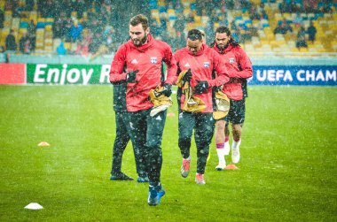 Kiev, Ukrayna - 12 Aralık 2018: Lucas Tousart oyuncusu