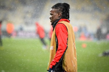 Kiev, Ukrayna - 12 Aralık 2018: Bertrand Traore oyuncu