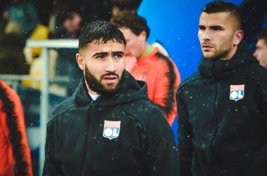 Kiev, Ukrayna - 12 Aralık 2018: Nabil Fekir Uefa C sırasında