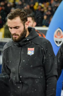 Kiev, Ukrayna - 12 Aralık 2018: Lucas Tousart Uefa sırasında