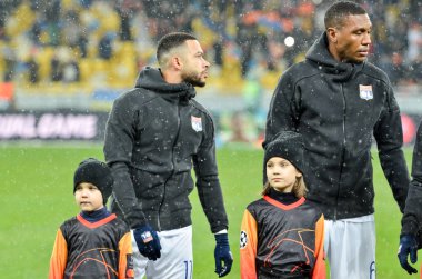 Kiev, Ukrayna - 12 Aralık 2018: Memphis Depay oyuncusu