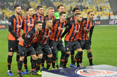 Kiev, Ukrayna - 12 Aralık 2018: Genel Takım fotoğrafı Shakhtar D